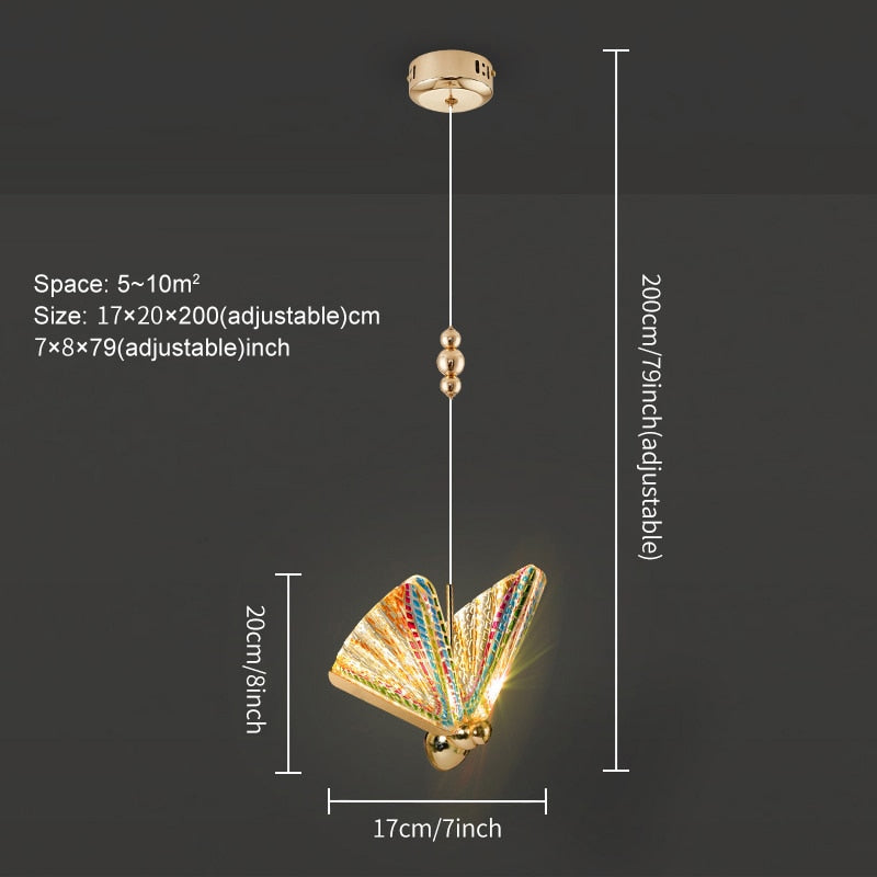 Nordic Butterfly Pendant Light