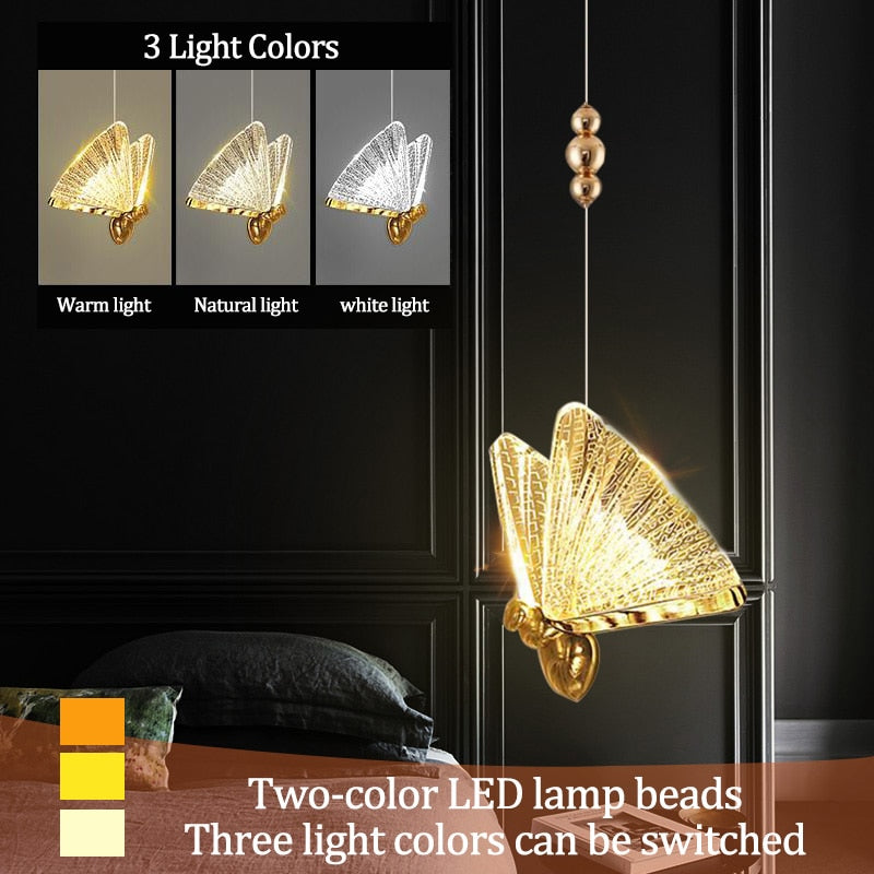 Butterfly Led Pendant Lights