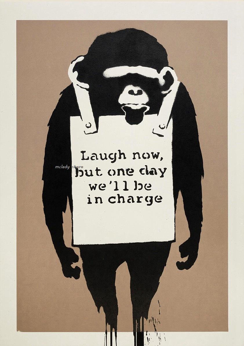 Banksy Graffiti Artwork Painting Girl