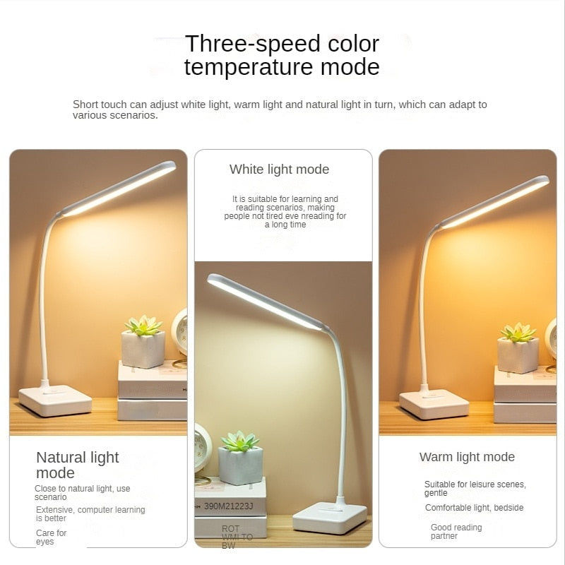 Led Charging Small Desk Lamp