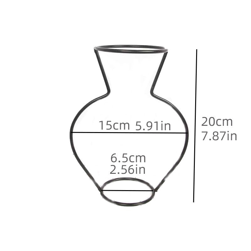 European-Style Iron Wire Vase