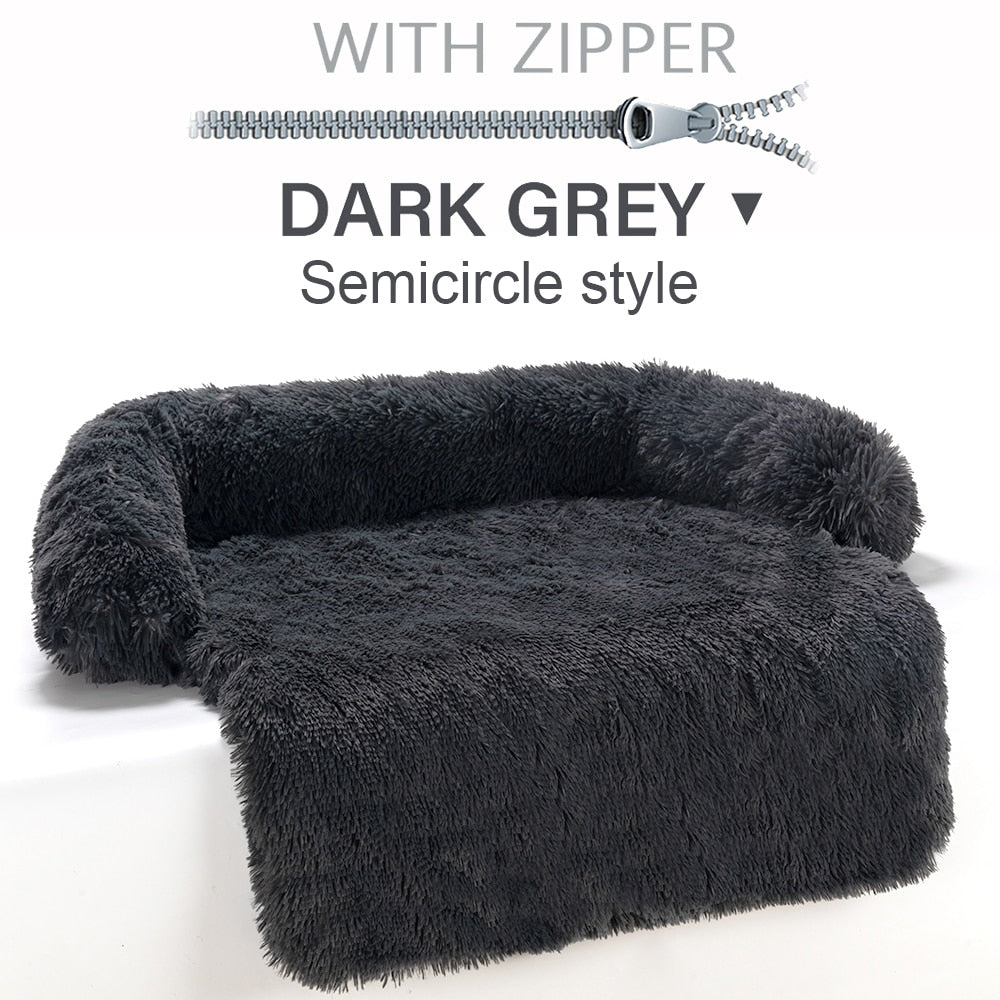 Pet Bed Long Plush Warm Bed