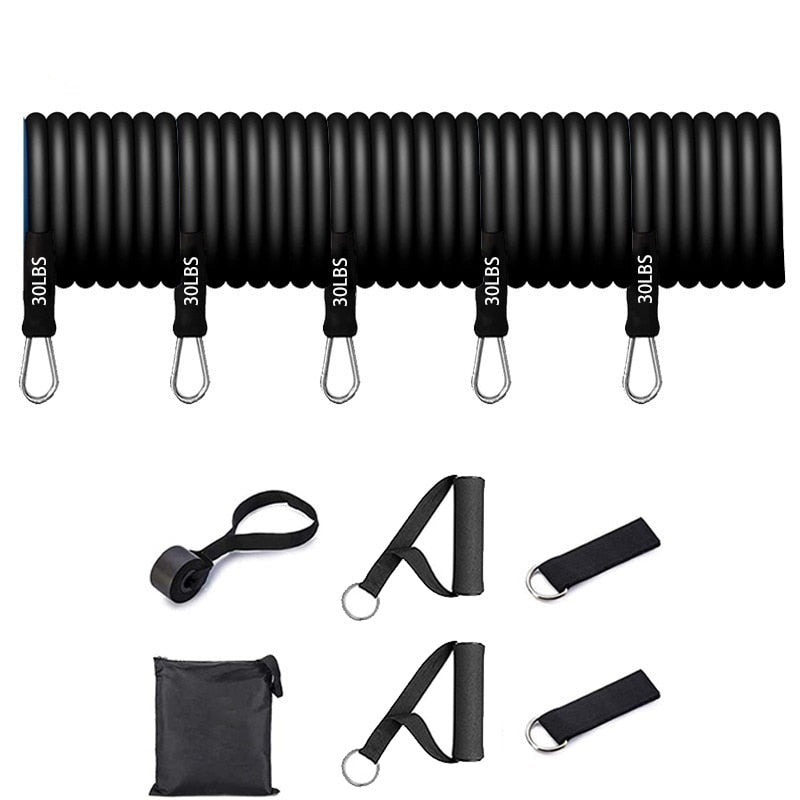 7 Piece Resistance Bands Set