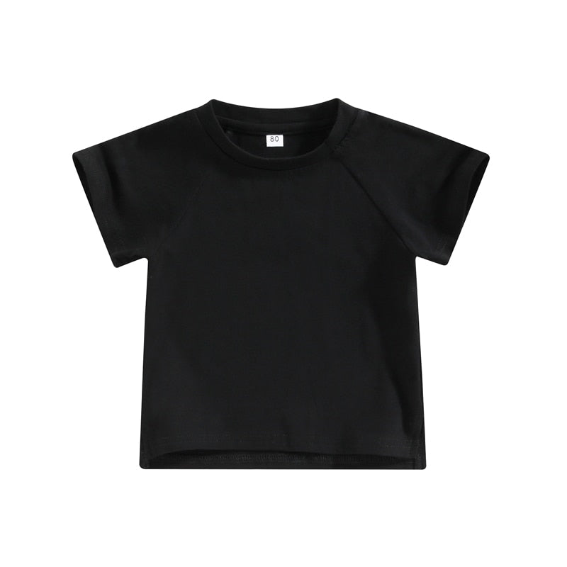 Girls Boys Summer Short Sleeve
