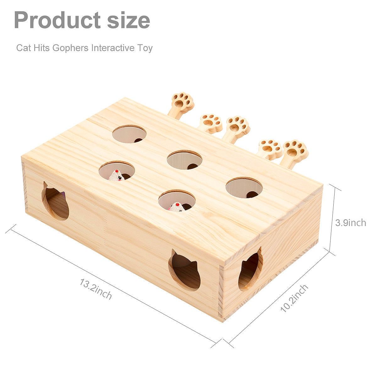 Whack-a-mole Solid Wood Toys