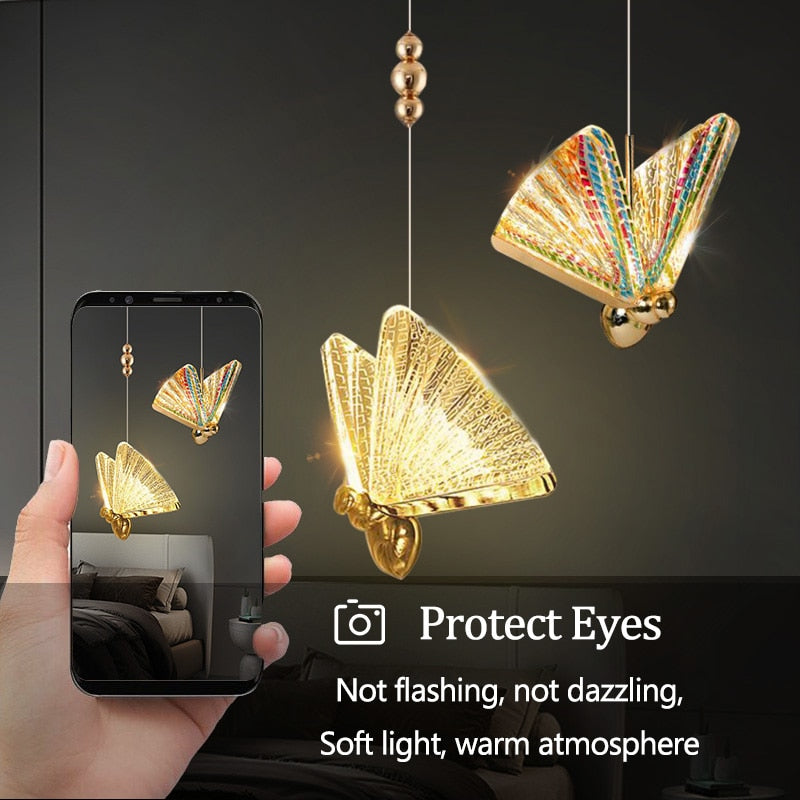 Butterfly Led Pendant Lights