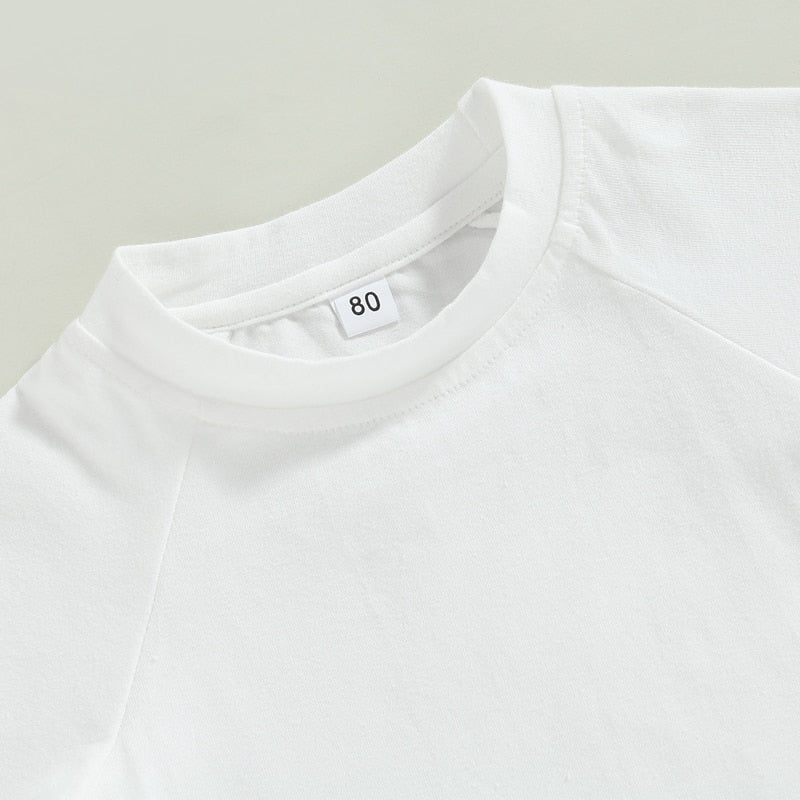 Girls Boys Summer Short Sleeve