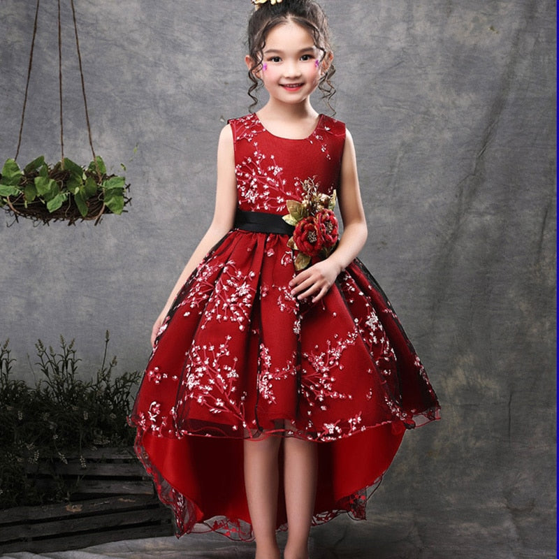 Baby Girls Flower Princess Gown