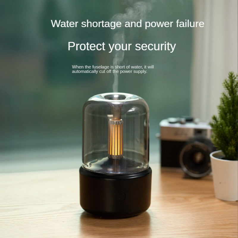 Candlelight Air Humidifier Aroma Diffuser