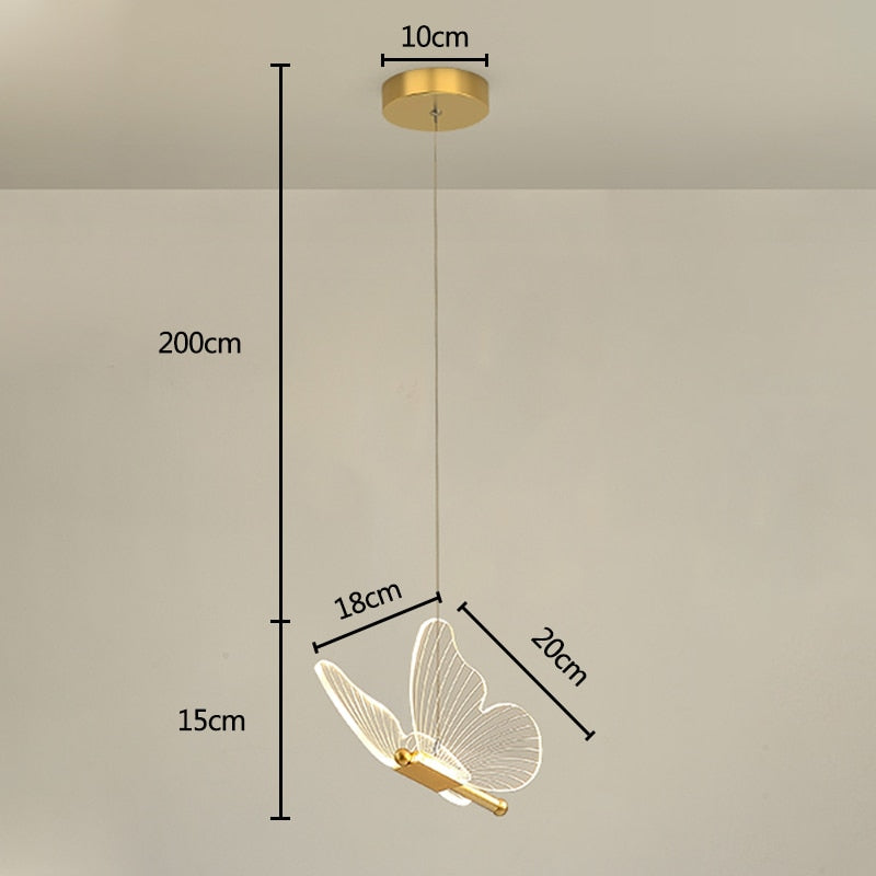 Butterfly Led Pendant Lights