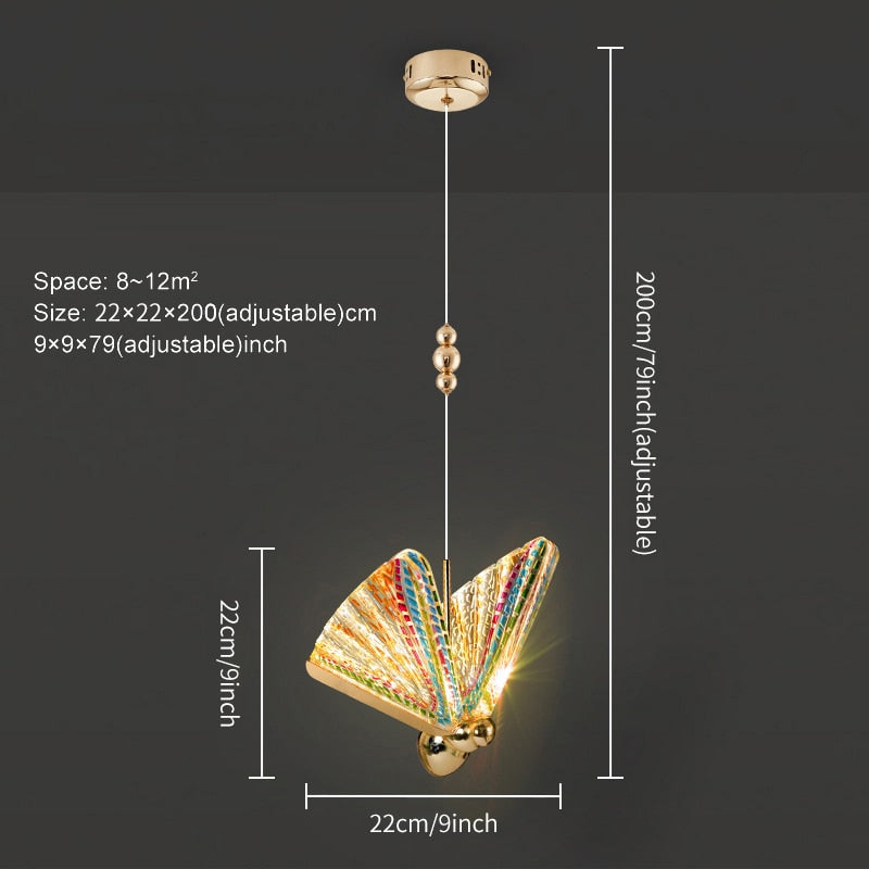 Nordic Butterfly Pendant Light