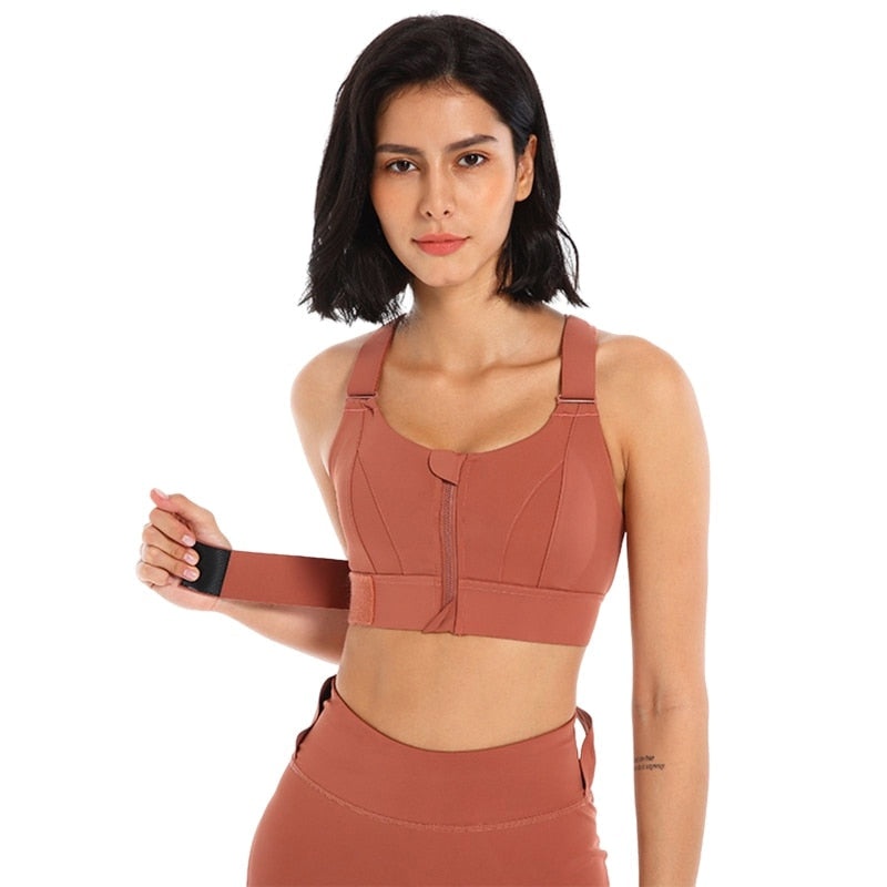 Zipper Sports Underwear Women