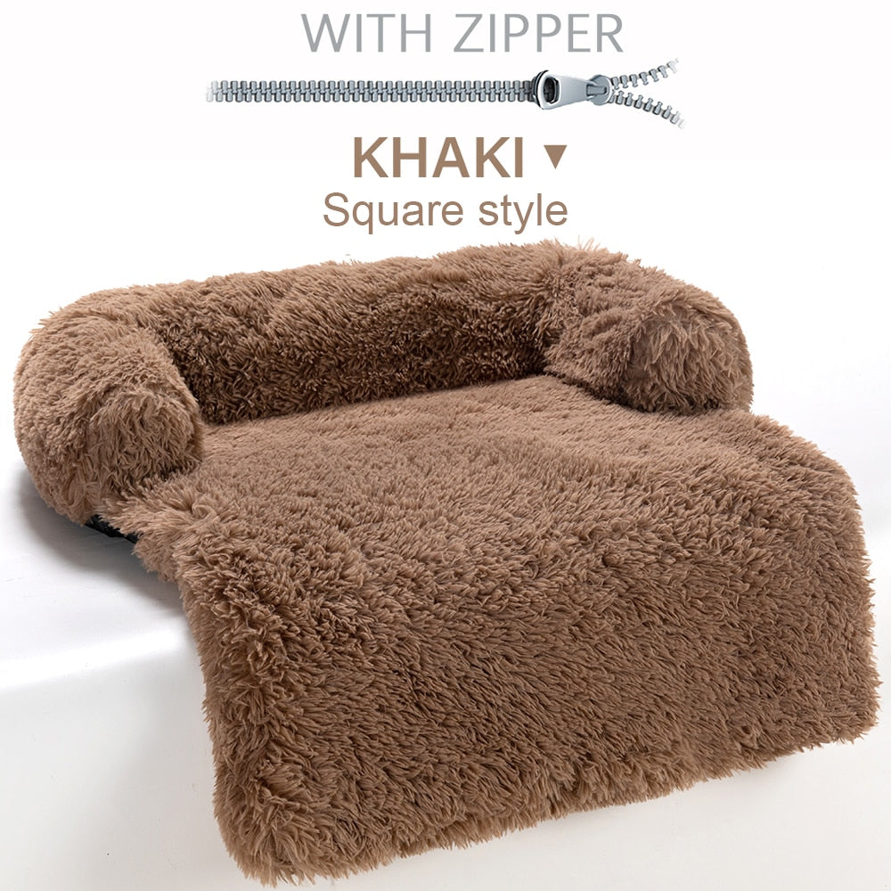 Pet Bed Long Plush Warm Bed