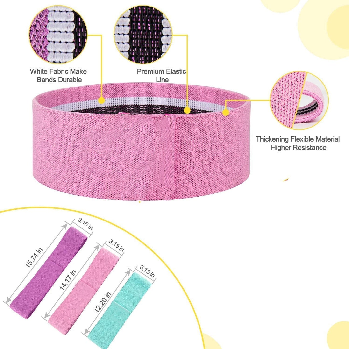 Elastic Yoga Resistance Bands