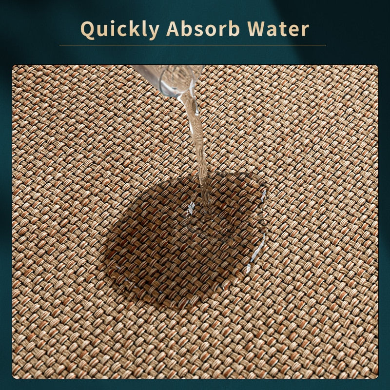 Linen Weave Kitchen Floor Mat