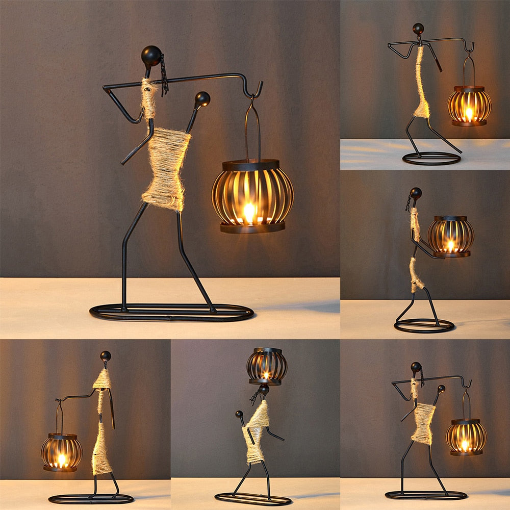 Nordic Creative Metal Candlestick