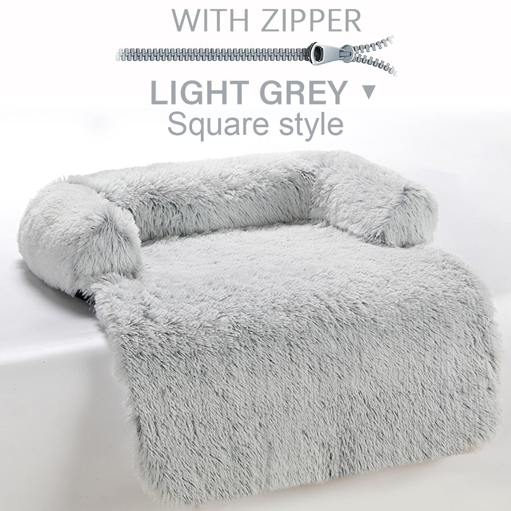 Pet Bed Long Plush Warm Bed