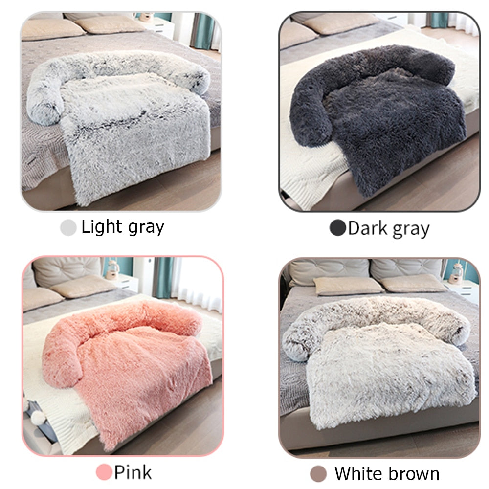 Pet Bed Long Plush Warm Bed