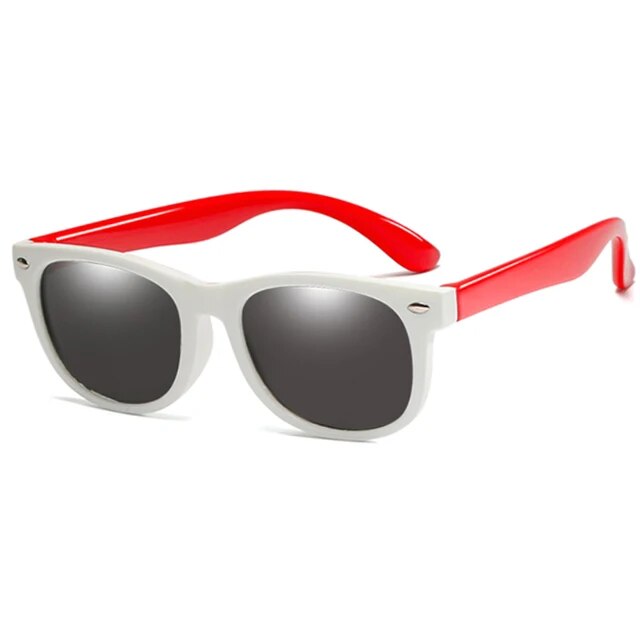 round Polarized Kids Sunglasses Silicone Flexible Safety Children Sun Glasses Fashion Boys Girls Shades Eyewear UV400