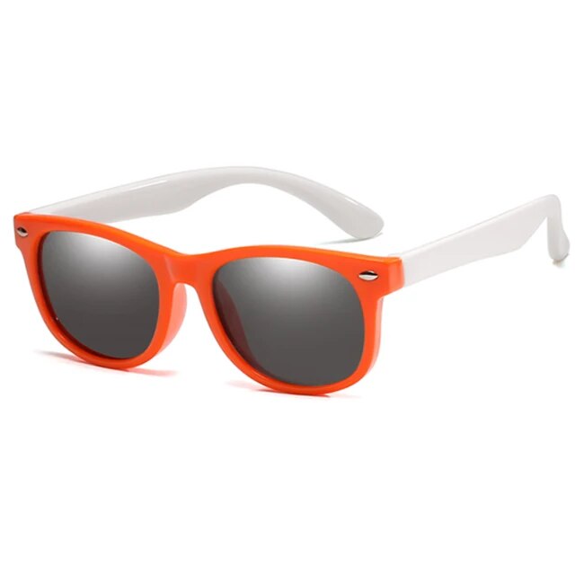 round Polarized Kids Sunglasses Silicone Flexible Safety Children Sun Glasses Fashion Boys Girls Shades Eyewear UV400