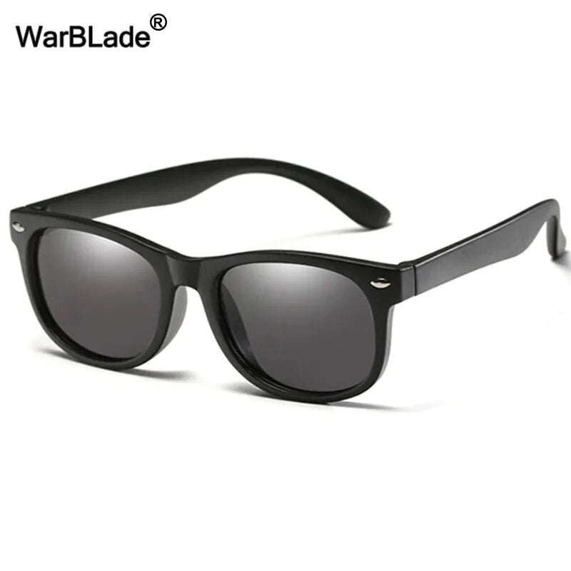 round Polarized Kids Sunglasses Silicone Flexible Safety Children Sun Glasses Fashion Boys Girls Shades Eyewear UV400