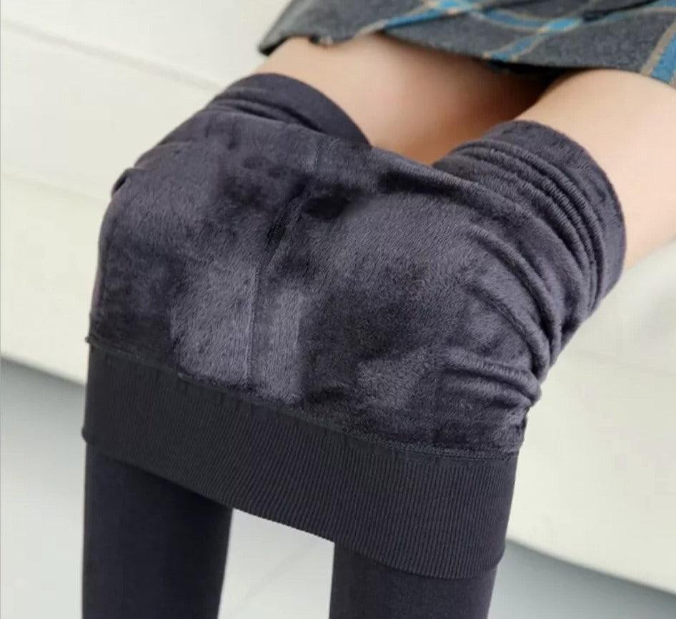 PBG Women's Fleece Leggings - Assorted Colors, High Waist, Stretchy, and Warm - One Size (Recommended for Small-Large)