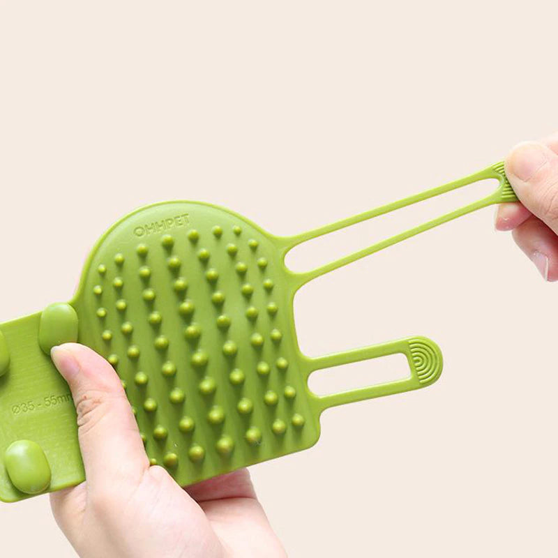 Professional Title: "Wall-Mounted Cat Scratcher Comb for Grooming, Hair Removal, and Massage with Self-Cleaning Feature"