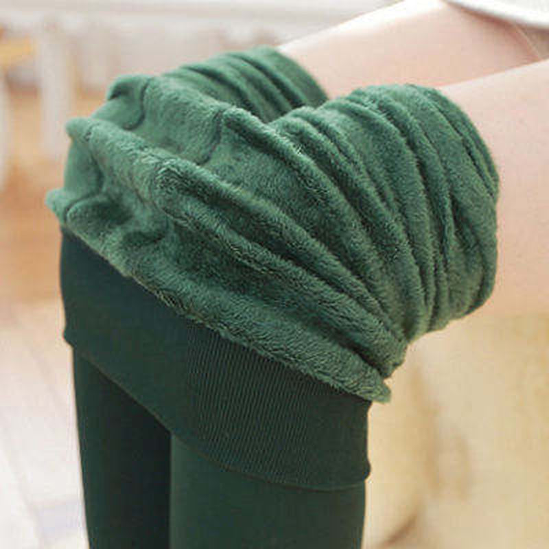 PBG Women's Fleece Leggings - Assorted Colors, High Waist, Stretchy, and Warm - One Size (Recommended for Small-Large)
