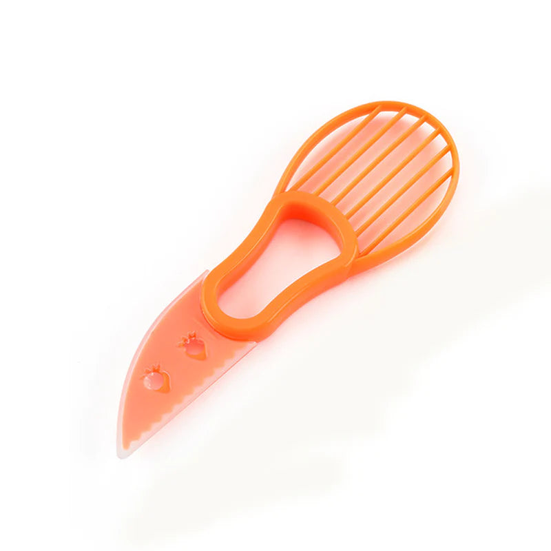 "Ultimate Avocado Tool: 3-in-1 Slicer, Corer, Butter Fruit Peeler - Perfect Kitchen Gadget for Hassle-Free Avocado Prep!"