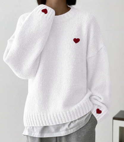 Versatile Pullover Knit Sweater