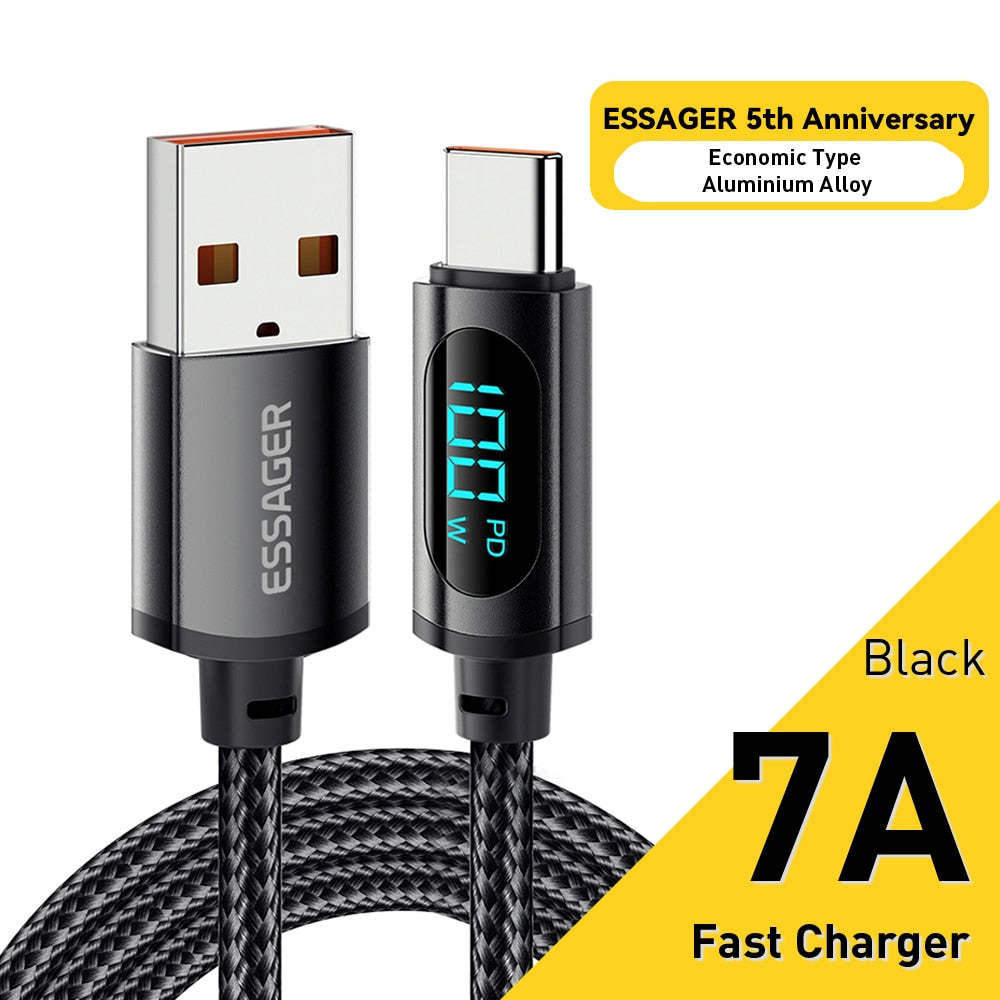 High-Speed USB-C to USB-C Charging Cable
