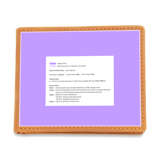Graphic Leather Wallet for Dad — Father's Day Gift 2026