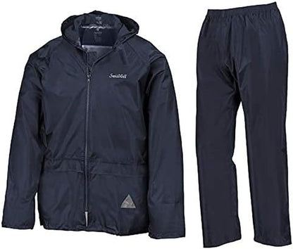 "Enhance Your Comfort and Style with the Men's Waterproof Rain Suit - Ideal for Golfing, Hiking, Traveling, and Running"