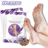 "Enhance Foot Health: 5 Sets of Exfoliating Foot Masks for Silky, Radiant Heels and Nourished Skin - Premium Foot Spa Pedicure Socks for Eliminating Dead Skin, Brightening and Repairing Cracked Feet"