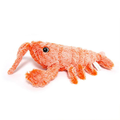 Professional title: "Interactive USB Charging Simulation Electric Dancing Floppy Lobster Cat Toy for Pets - Ideal for Dogs and Cats"