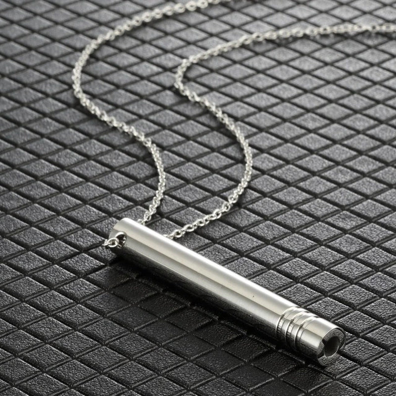 ```
ZenAura: Elegant Stainless Steel Anxiety Breathing Necklace - Experience Blissful Stress Relief and Meditation with this Stylish Yoga Ritual Necklace for Women - Avail Free Shipping Now!