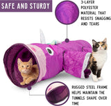 "Magical Mew-niverse Multi-Purpose Pet Tunnel: Endless Fun, Adventure, and Relaxation for Dogs, Cats, and Small Animals!"