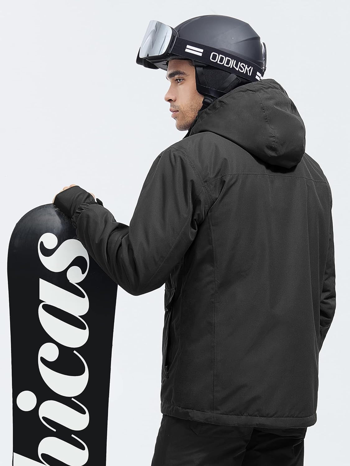 "Stay Warm and Dry in Style with the Ultimate Protection: Men's Waterproof Ski Snow Jacket!"