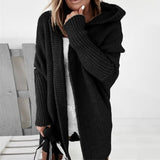 "New Arrival: Trendy & Cozy Batwing Sleeve Knitwear Cardigan for Women - Oversized Sweater Coat perfect for 2022 Fashion! Limited stock available!"