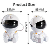 "Starry Sky Astronaut LED Night Light: Galaxy Star Projector Lamp for Bedroom Decoration, Home Décor, and Children's Gifts"