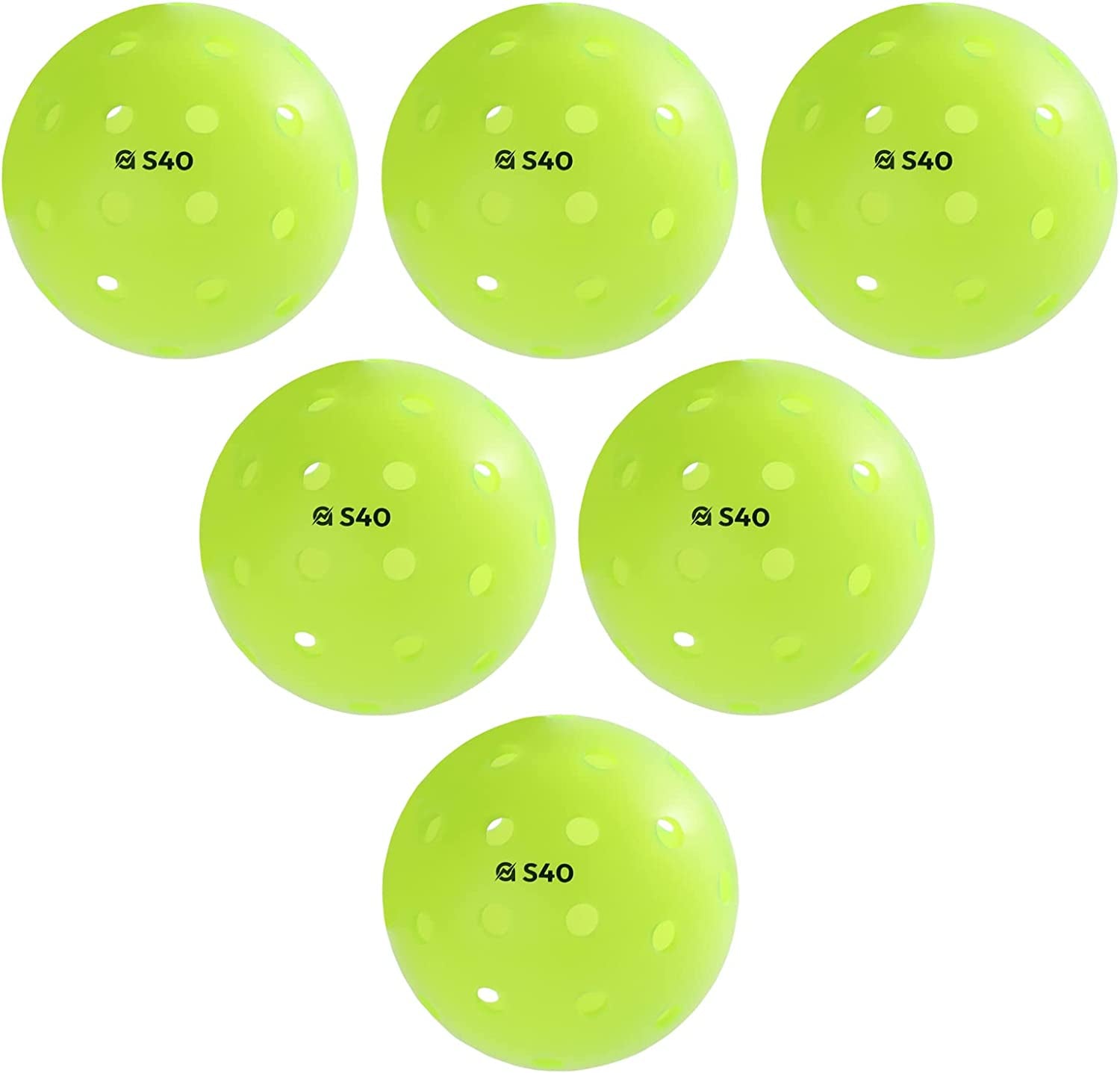 "Elevate Your Pickleball Performance with A11N S40 Outdoor Pickleball Balls - Approved by USA Pickleball, in Stylish Neon Green, Fuchsia, and Tangerine!"
