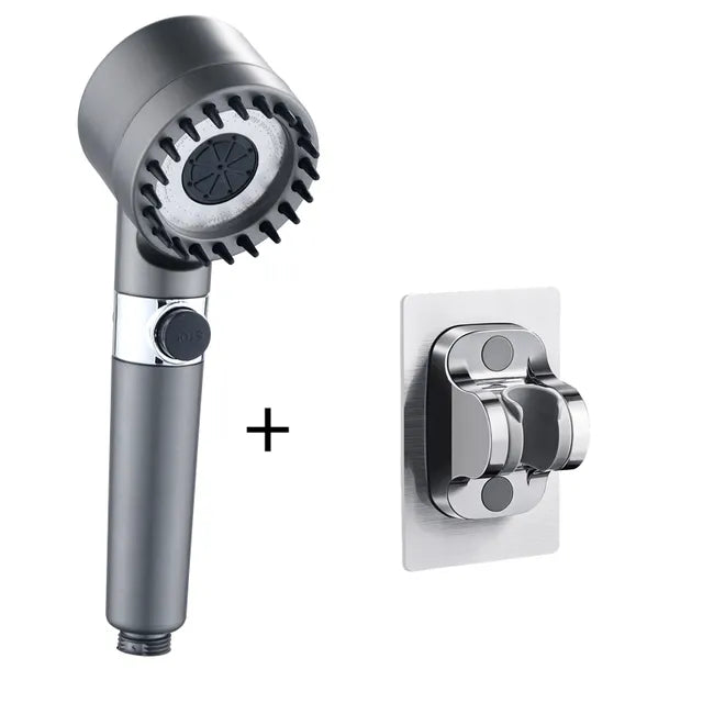 "Innovative High Pressure Showerhead with 3 Modes and Portable Filter for Rainfall Experience in the Bathroom"