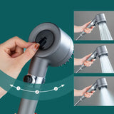 "Innovative High Pressure Showerhead with 3 Modes and Portable Filter for Rainfall Experience in the Bathroom"