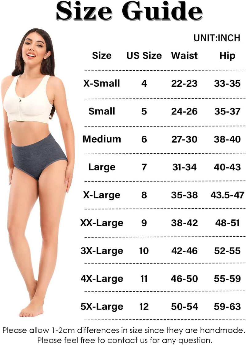 "Ultimate Comfort and Coverage: Luxurious High Waist Cotton Briefs for Women"