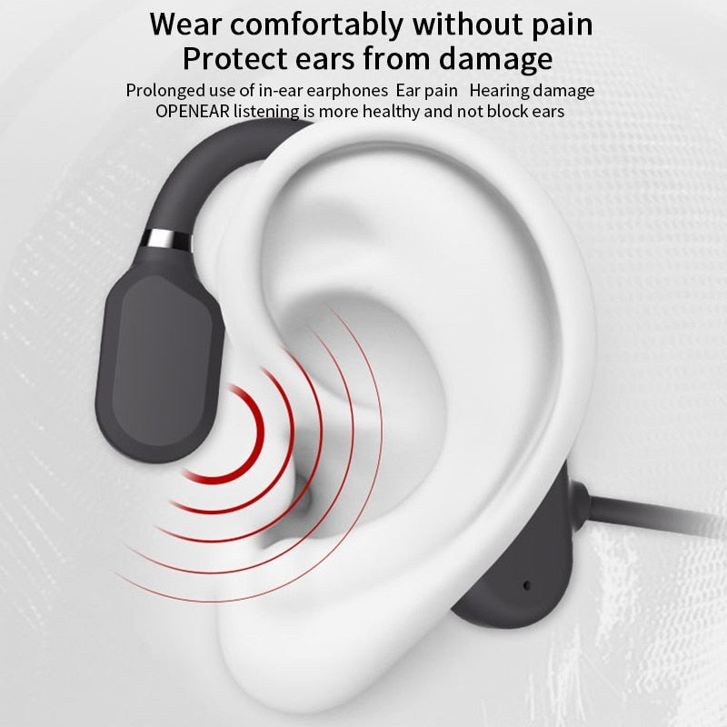 Bone Conduction Headphones Bluetooth 5