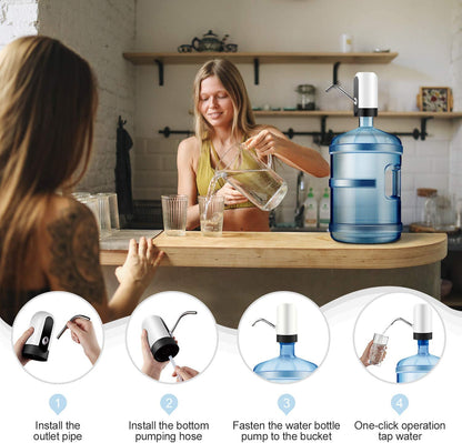 "Effortless and Portable 5 Gallon Water Bottle Dispenser - Pumping No More!"