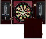 "Transform Your Game Room with the Ultimate Dartboard Upgrade: Effortless Assembly, Complete with Cabinet and Everything You Need!"