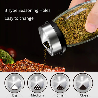 Professional rewrite: ```Kitchen Spice and Seasoning Jar Set with Rotating Holder for Condiments, Salt, Pepper, and Sprays - Organized Storage Rack```