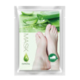 "Enhance Foot Health: 5 Sets of Exfoliating Foot Masks for Silky, Radiant Heels and Nourished Skin - Premium Foot Spa Pedicure Socks for Eliminating Dead Skin, Brightening and Repairing Cracked Feet"