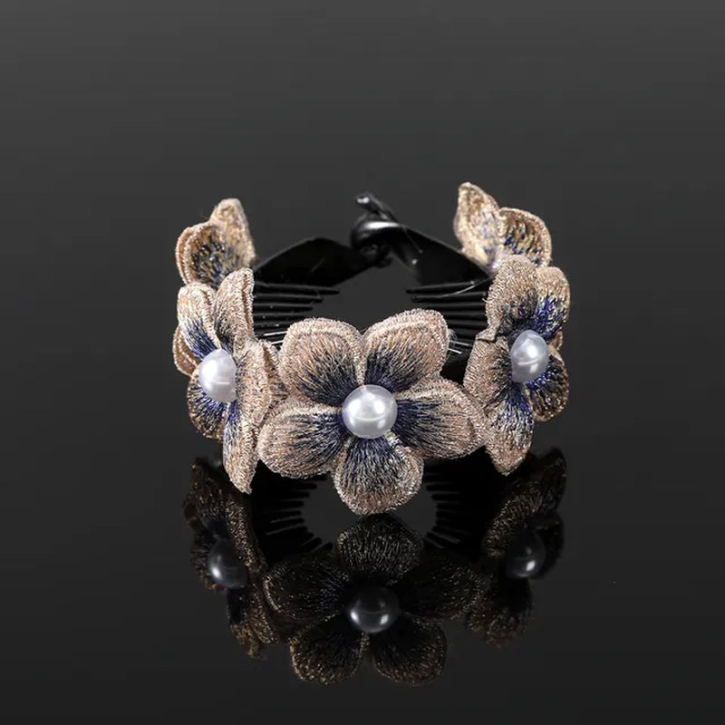 "Stylish Rhinestone Hair Clip: Add Glamour with Crystal Bird Nest Twist and Bun Holder - Perfect Hair Accessory for Women"